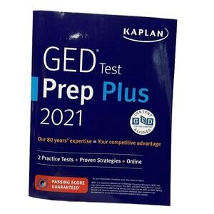 Kaplan GED Test Prep Plus 2021 Book